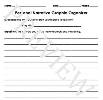 personal narrative writing worksheets