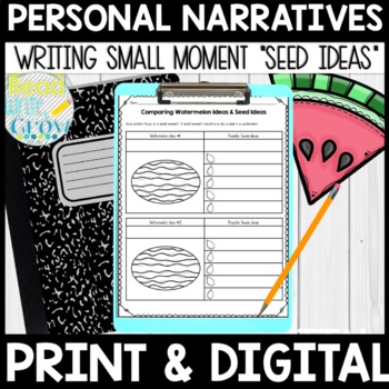 Preview of Personal Narratives | Google Classroom | Digital & Paper Options |