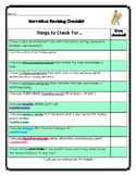 Personal Narrative Editing and Revising Checklists