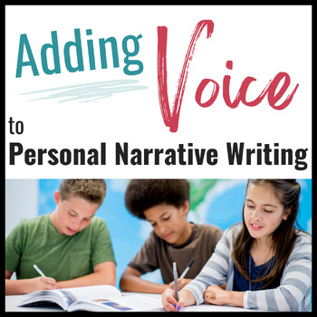 Preview of Personal Narrative Essay Mini-lesson:  Adding VOICE-- EDITABLE