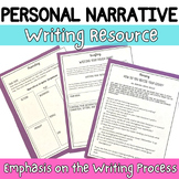 Personal Narrative Essay- Emphasis on the Writing Process-