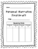 Personal Narrative First Draft EET Writing Packet