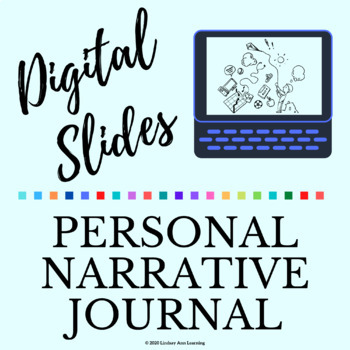 Preview of Personal Narrative Story Graphic Organizer Digital Writing Notebook