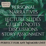 Personal Narrative Lesson for ANY Memoir Unit