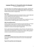 Personal Narrative Therapy Curriculum for SLPs