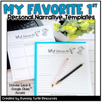 Preview of Personal Narrative Writing Unit Templates l Printable and Digital via Google