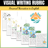 Personal Narrative Visual Writing Rubric for 1st and 2nd grade