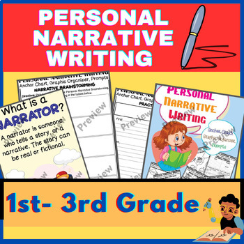 Preview of Personal Narrative Writing | Anchor charts, Graphic organizers, Writing Prompts