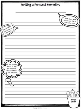 Personal Narrative Writing by Runde's Room | Teachers Pay Teachers
