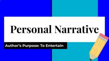 Personal Narrative Writing by Amber Socaciu | TPT