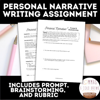 personal narrative writing assignment packet