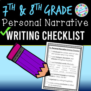 7th grade narrative writing teaching resources tpt