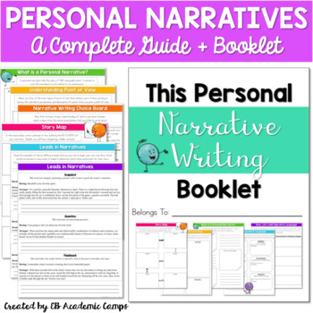 Narrative Writing Unit for Middle School by EB Academics by Caitlin and ...