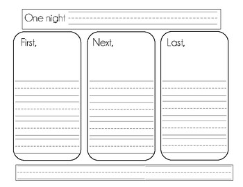 Preview of Personal Narrative Writing Graphic Organizer