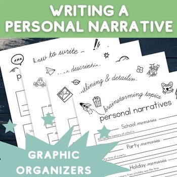 Preview of Personal Narrative Writing: Graphic Organizer Bundle