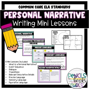 Preview of Personal Narrative Writing Mini Lessons