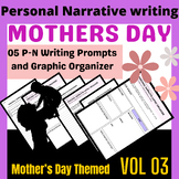 Personal Narrative Writing Prompts Mothers Day Crafts