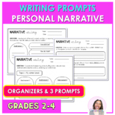 Personal Narrative Writing Prompts with Graphic Organizers
