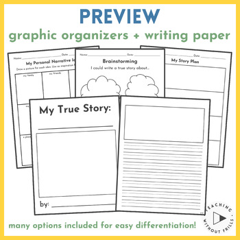 Blank Story Pages  Writer workshop, Writing resources, Story