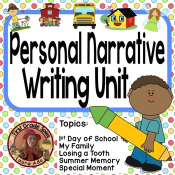 Preview of Personal Narrative Writing Unit