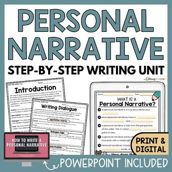 Preview of Personal Narrative Writing Unit | Graphic Organizers | Checklist | Anchor Chart