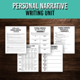 Personal Narrative Writing Unit | Middle School | Printabl