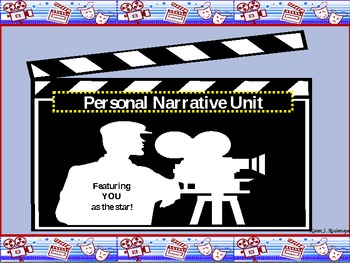 Preview of Personal Narrative Writing Unit PowerPoint and Student Packet