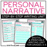 Personal Narrative Writing Unit | Print & Digital | Google Slides 