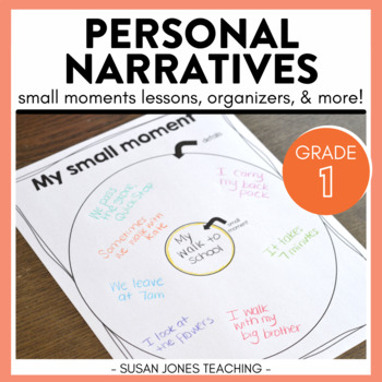 Preview of Personal Narrative Writing Unit for First Grade