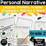 Personal Narrative Writing Unit 2nd Grade Graphic Organizer Anchor Charts