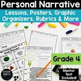 Personal Narrative Writing Unit 4th Grade Graphic Organizer Anchor Charts
