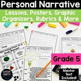 Personal Narrative Writing Unit 5th Grade Graphic Organizer Anchor Charts