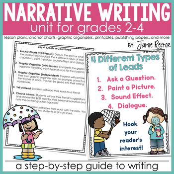 Preview of Narrative Writing Unit for Grades 2-4