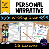 Personal Narrative Writing Unit for Print and for Google Slides