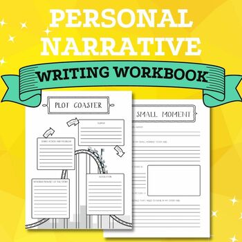 Personal Narrative Writing Workbook with Graphic Organizers - Print or ...