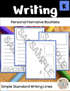 Preview of Personal Narrative Writing with Simple Writing Lines