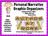 Personal Narrative  l.W.3 Common Core  Graphic Organizer