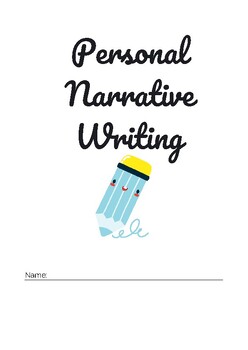 Preview of Personal Narrative writing booklet