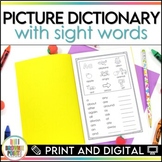 Personal Picture Dictionary with Sight Words | Print and Digital