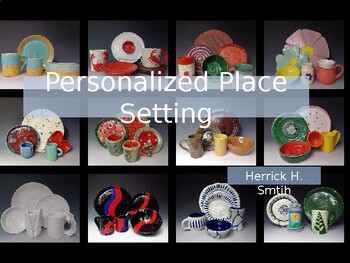 Preview of Personal Place Setting Unit PowerPoint