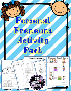 Preview of Personal Pronoun Activity Pack