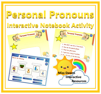 Preview of Interactive Personal Pronouns Activity for IWB