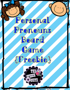 Preview of Personal Pronouns Freebie