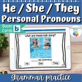 Personal Pronouns He She They Boom Cards™ Speech Therapy S