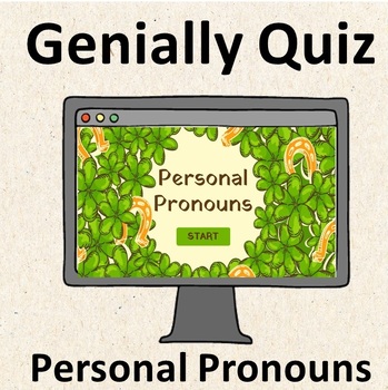 Preview of Personal Pronouns Interactive quiz (Subject and Object Pronouns)
