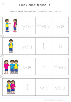 personal pronouns set by miss jelenas classroom tpt