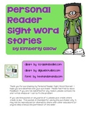 Personal Reader Sight Word Stories