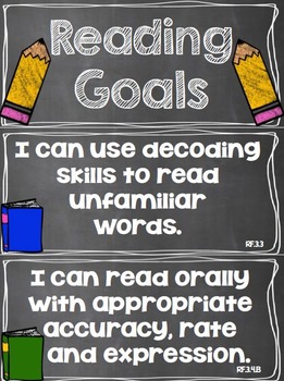 Reading Goals Clip Chart - 3rd Grade by Runde's Room | TpT