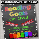 Reading Goals Clip Chart 4th Grade