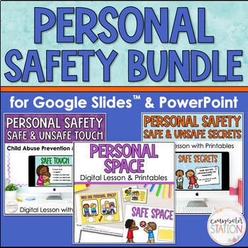 Preview of Safe Touch, Safe Secrets, & Personal Space & Boundaries Personal Safety BUNDLE